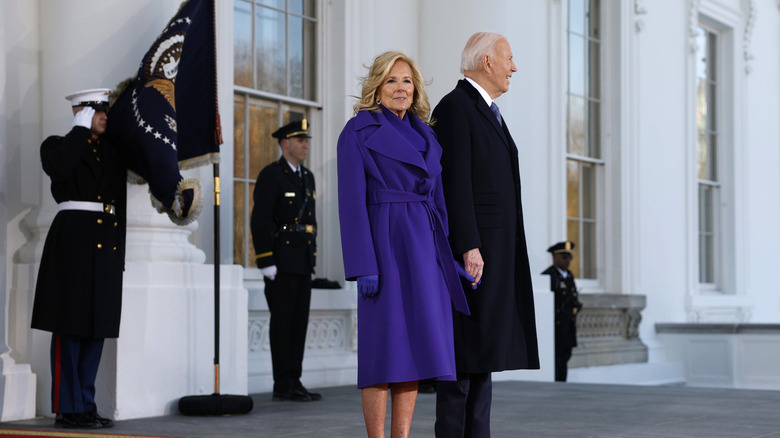 Jill and Joe Biden at the White House