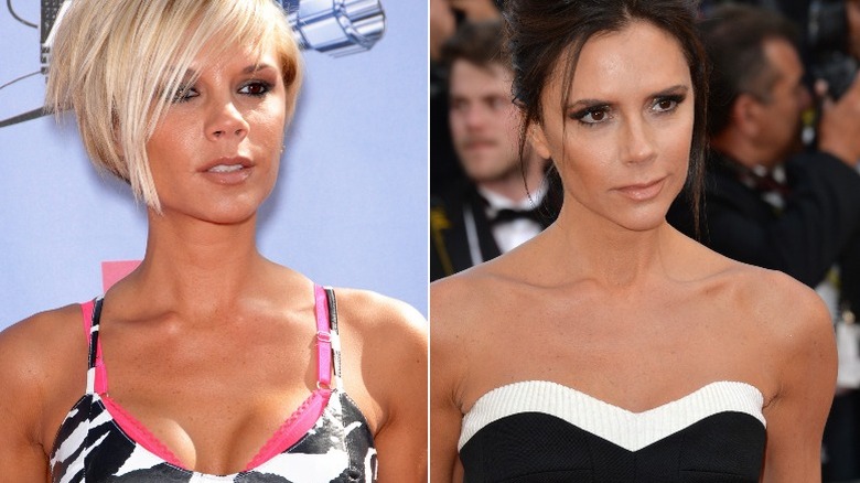 Victoria Beckham split image