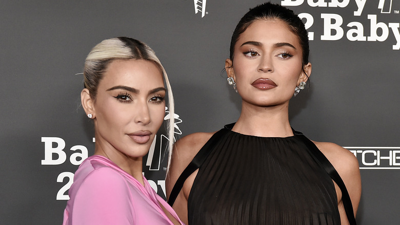 Kim Kardashian blonde, Kylie Jenner lips