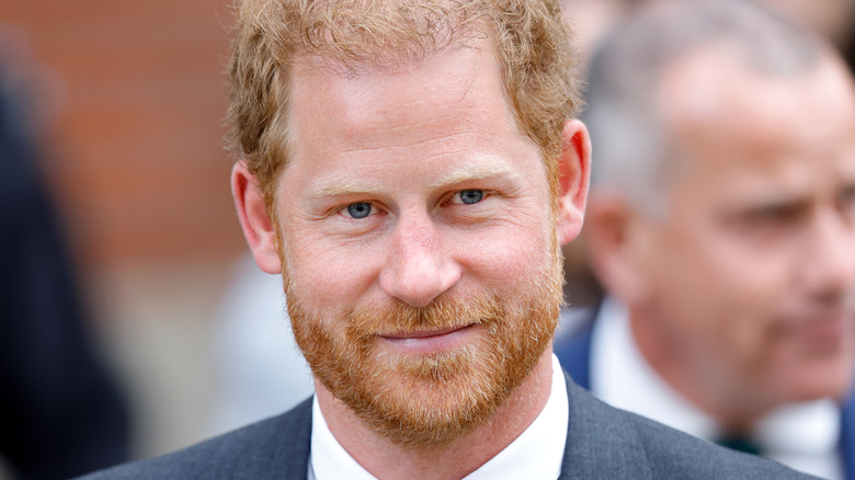 Prince Harry smiling