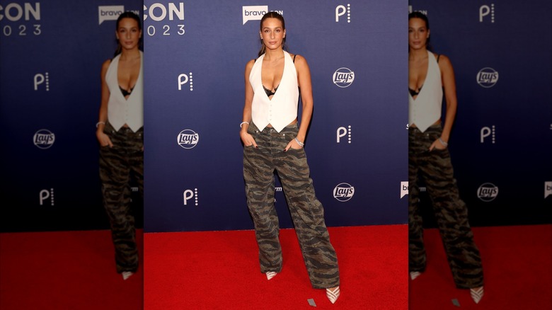 Amanda Batula posing on the red carpet