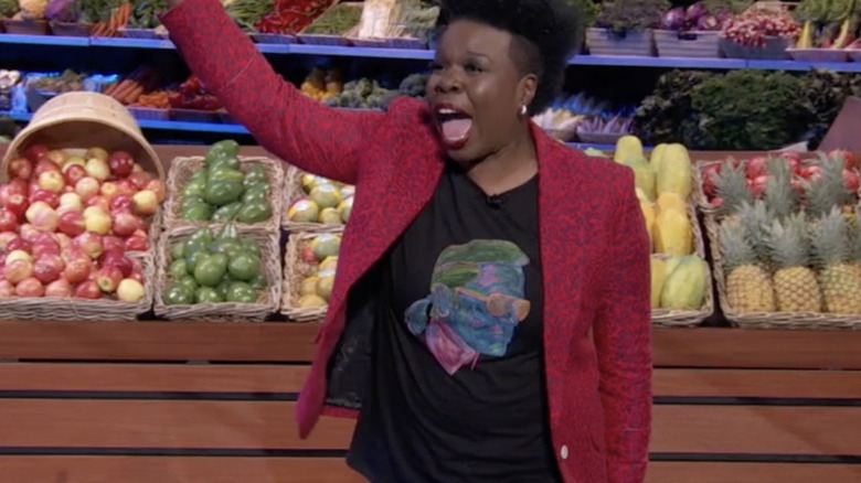 Leslie Jones dancing