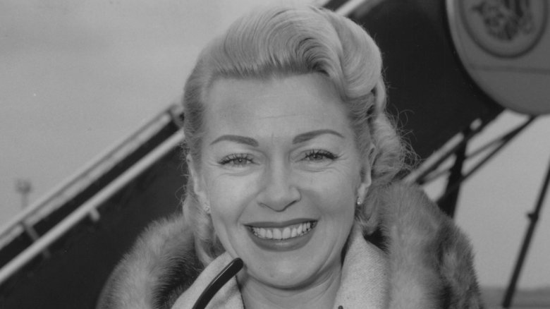 Lana Turner smiling