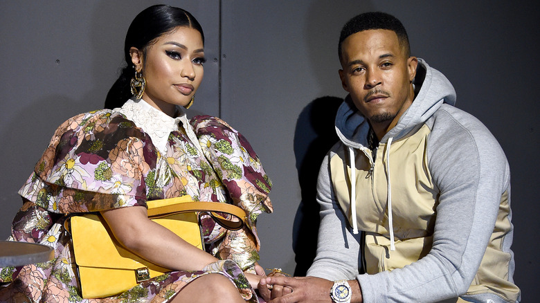 Nicki Minaj and Kenneth Petty posing