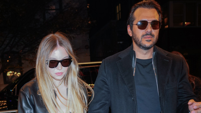 Sydney Sweeney and Jonathan Davino are seen on December 14, 2024 in New York City.