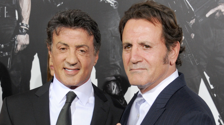 Sylvester Stallone with Frank Stallone