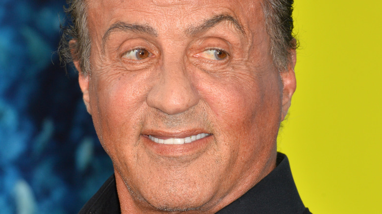 Sylvester Stallone smiling