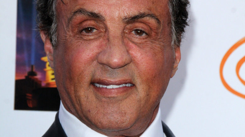 Sylvester Stallone smiling