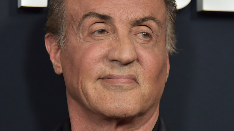 Sylvester Stallone smiling