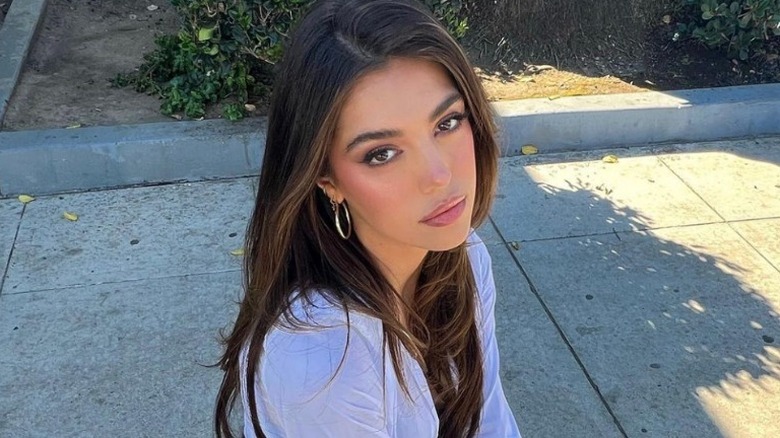Sistine Stallone purple top