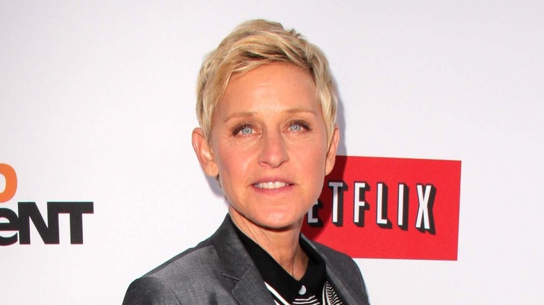 Ellen DeGeneres smiling