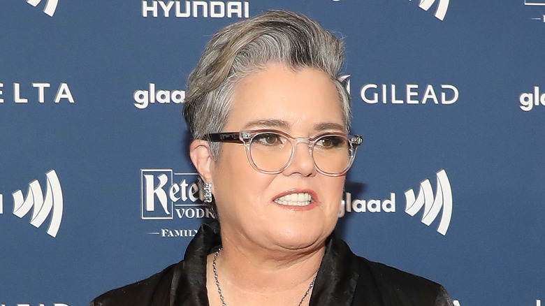 Rosie O'Donnell smiling