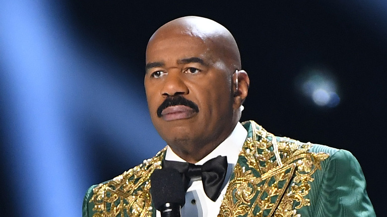 Steve Harvey presenting