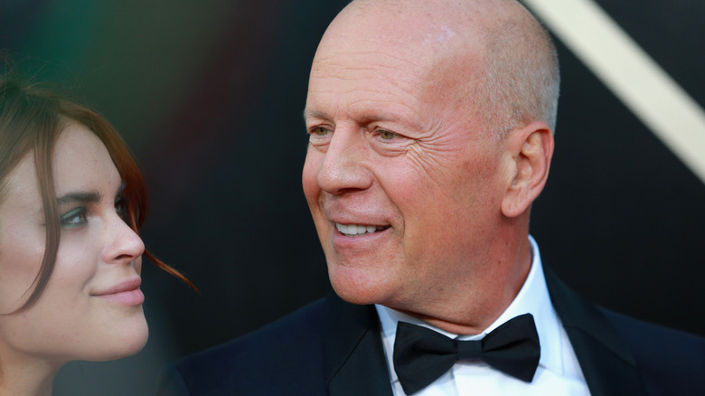 Tallulah Willis and Bruce Willis