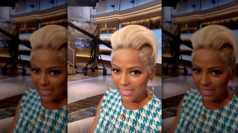 Tamron Hall in blonde