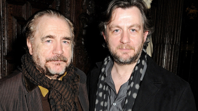 Brian Cox next to his son Alan