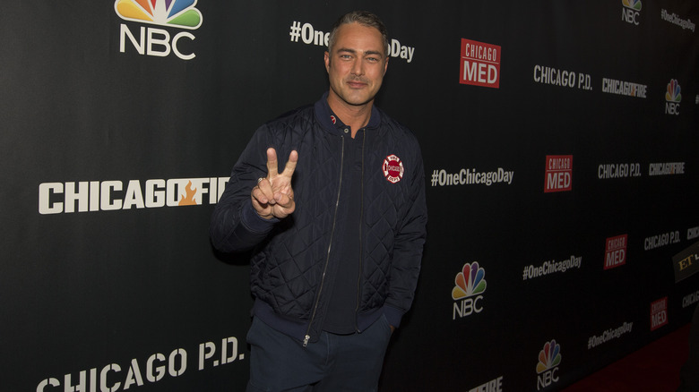 Taylor Kinney smiling
