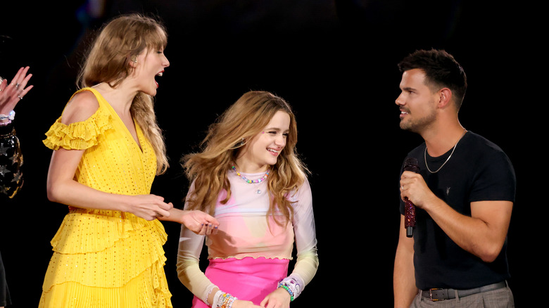 Taylor Swift, Taylor Lautner, and Joey King at the Eras Tour