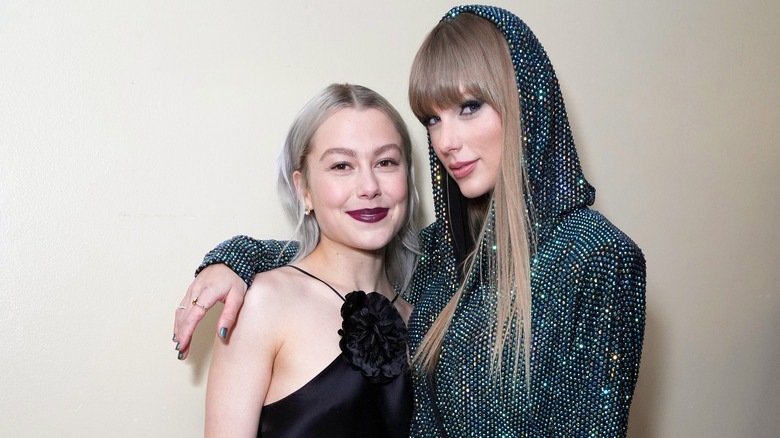 Phoebe Bridgers Taylor Swift bold lipstick