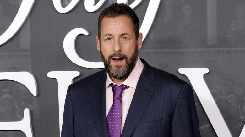Adam Sandler mouth agape