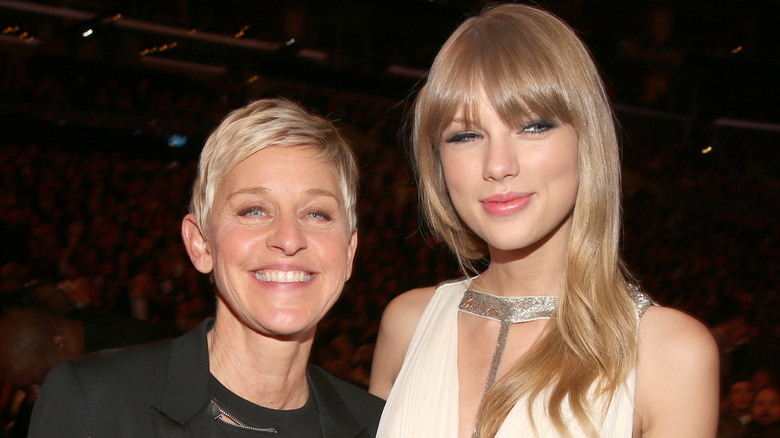 Ellen Degeneres and Taylor Swift