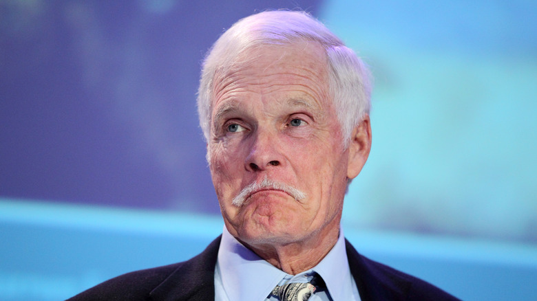 Ted Turner frowning