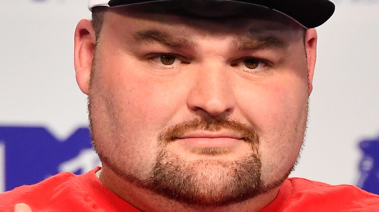 Gary Shirley wearing a hat