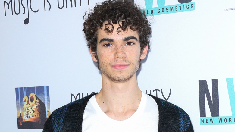 Cameron Boyce smiling on red carpet