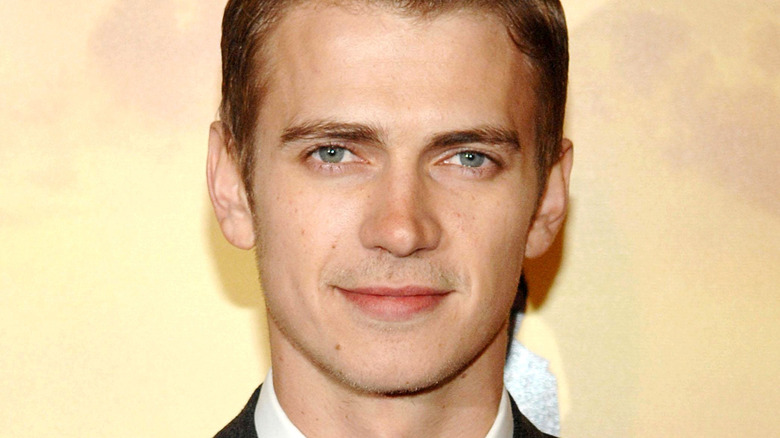 Hayden Christensen posing