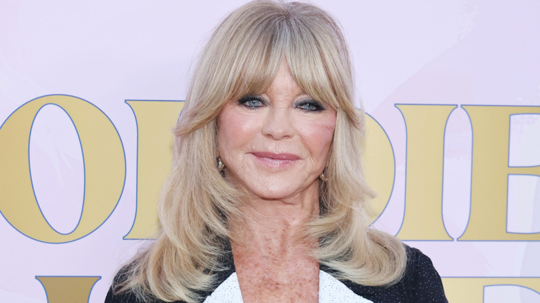 Goldie Hawn poses at 2024 event