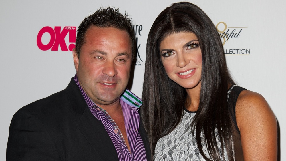 Joe and Teresa Giudice smiling