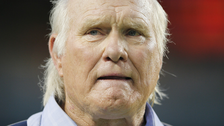 Terry Bradshaw frowning