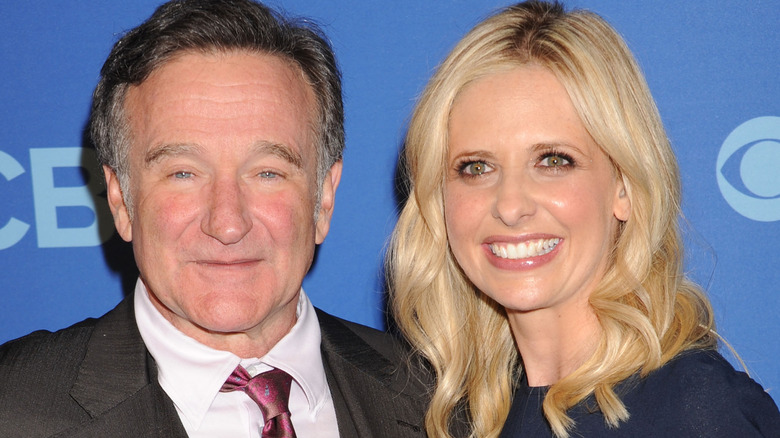 Robin Williams and Sarah Michelle Gellar