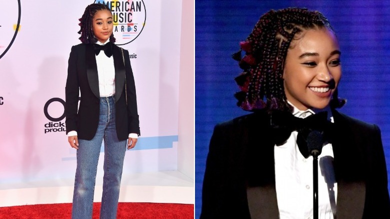 Amandla Stenberg at the American Music Awards