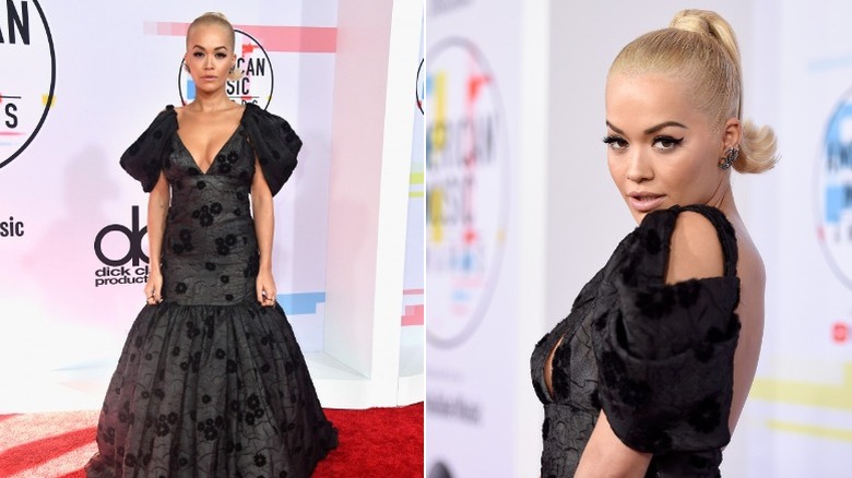 Rita Ora on the AMAs red carpet