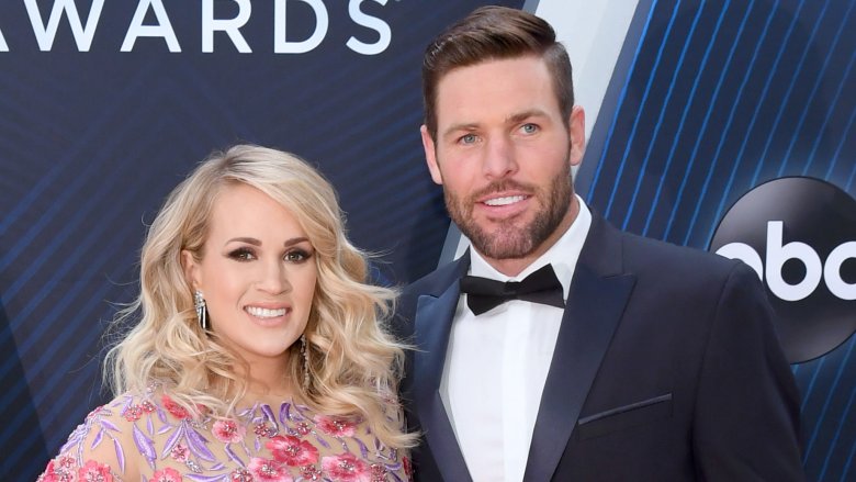 Carrie Underwood and Mike Fisher at 2018 CMA Awards