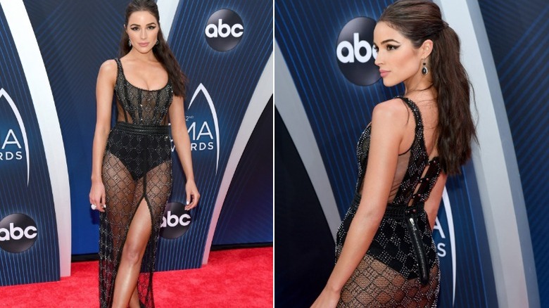 Olivia Culpo at the 2018 CMAs