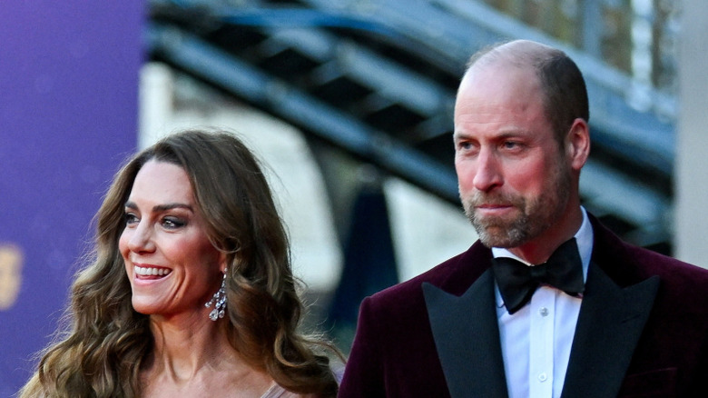 Kate Middleton and Prince William attend the BAFTAs in their finery