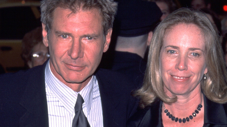Harrison Ford and Melissa Mathison smiling