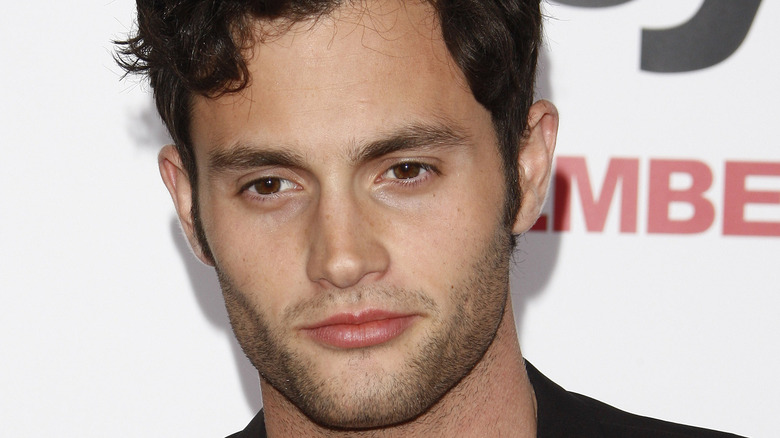 Penn Badgley short hair