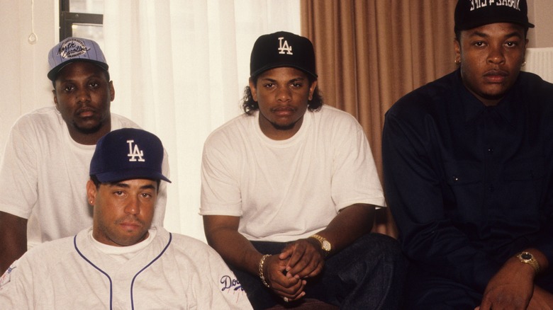 N.W.A. posing 