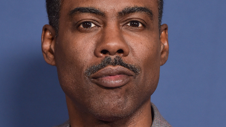 Chris Rock posing in 2020