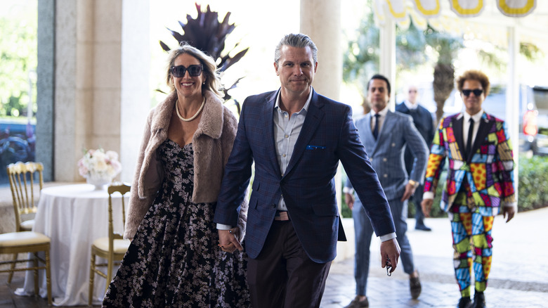 Pete Hegseth with wife Jennifer