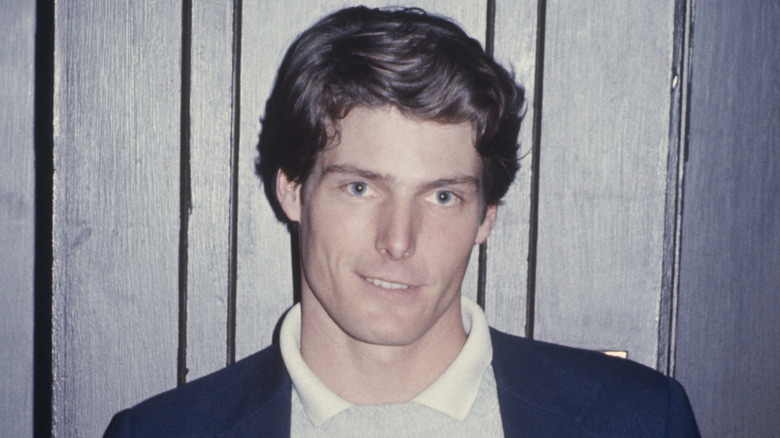 Christopher Reeve blue eyes short hair