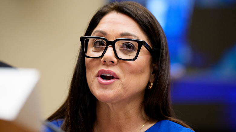 U.S. Secretary of Labor Lori Chavez-DeRemer speaks at a hearing on Capitol Hill.