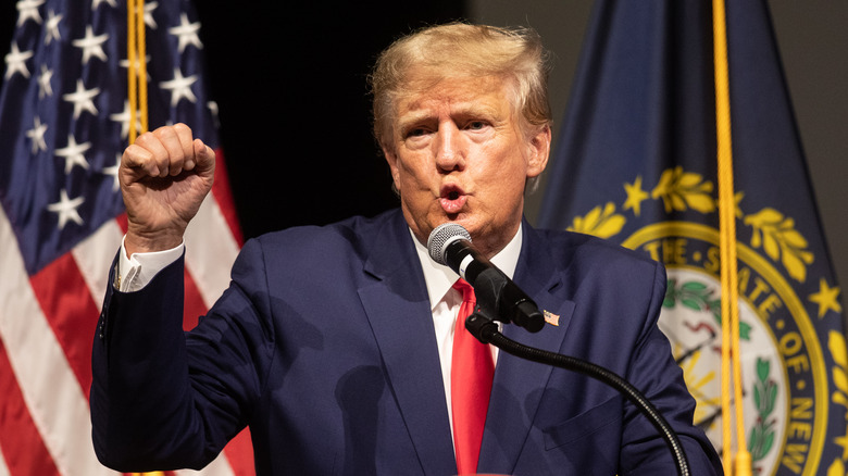 Donald Trump speaking