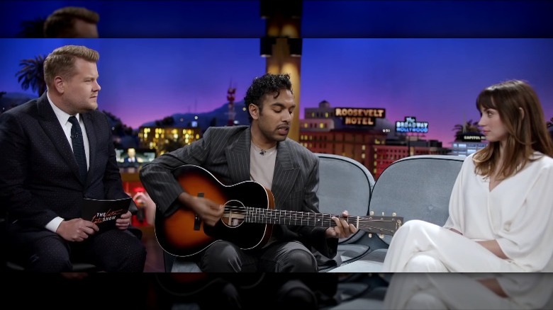 James Corden, Himesh Patel, and Ana de Armas in Yesterday