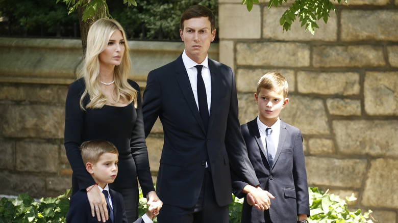 Jared and Ivanka with two children