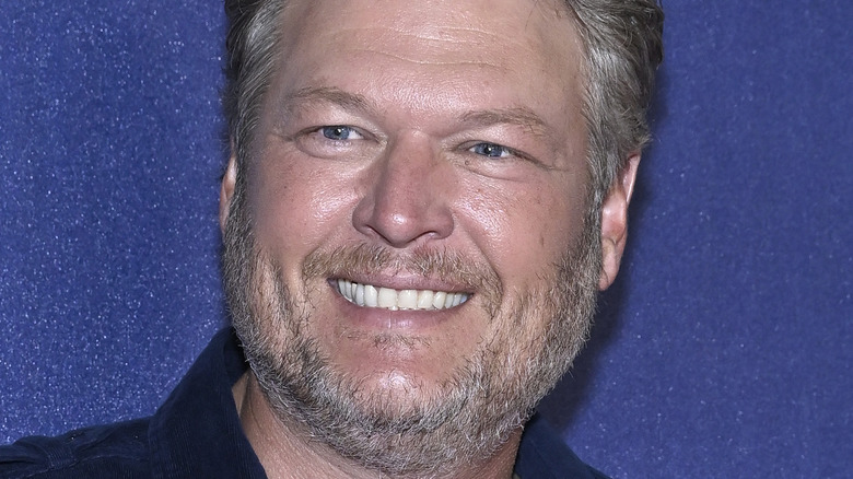 Blake Shelton smiling for the camera