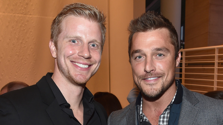 Sean Lowe and Chris Soules pose together